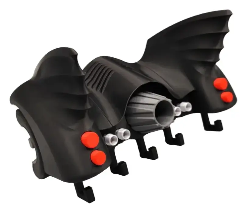 Porta Llaves Batimóvil (Batman) – Edición Clásica en Negro impreso en 3D